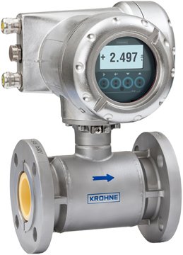 Electromagnetic Flow Meter - Ceramic Liner, Capacitive Electrodes | KROHNE OPTIFLUX 7300