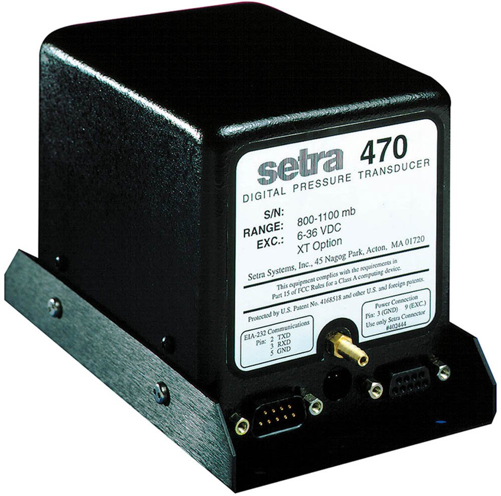 Digital Barometric Pressure Transducer - ±0.02% Accuracy | Setra Model 470