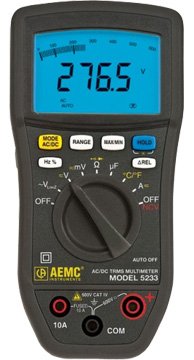True RMS Multimeter - NCV & Low Impedance | AEMC 5233