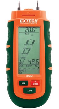 Pocket Moisture Meter - 150 Wood Species | Extech MO230