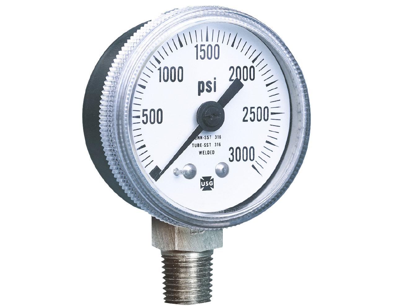 Corrosion Resistant Pressure Gauge - 2/2.5in | US Gauge 1535