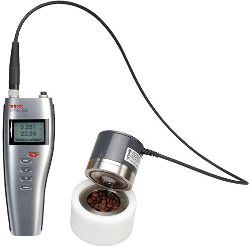 Handheld Water Activity Indicator - 0.00-1.00 aw, Data Logging | Rotronic HP23-AW-A
