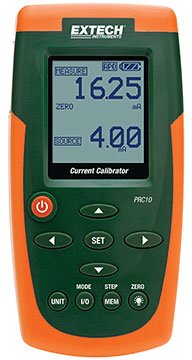 Current/Voltage Calibrator - 0-24mA, 24V Loop Power | Extech PRC10