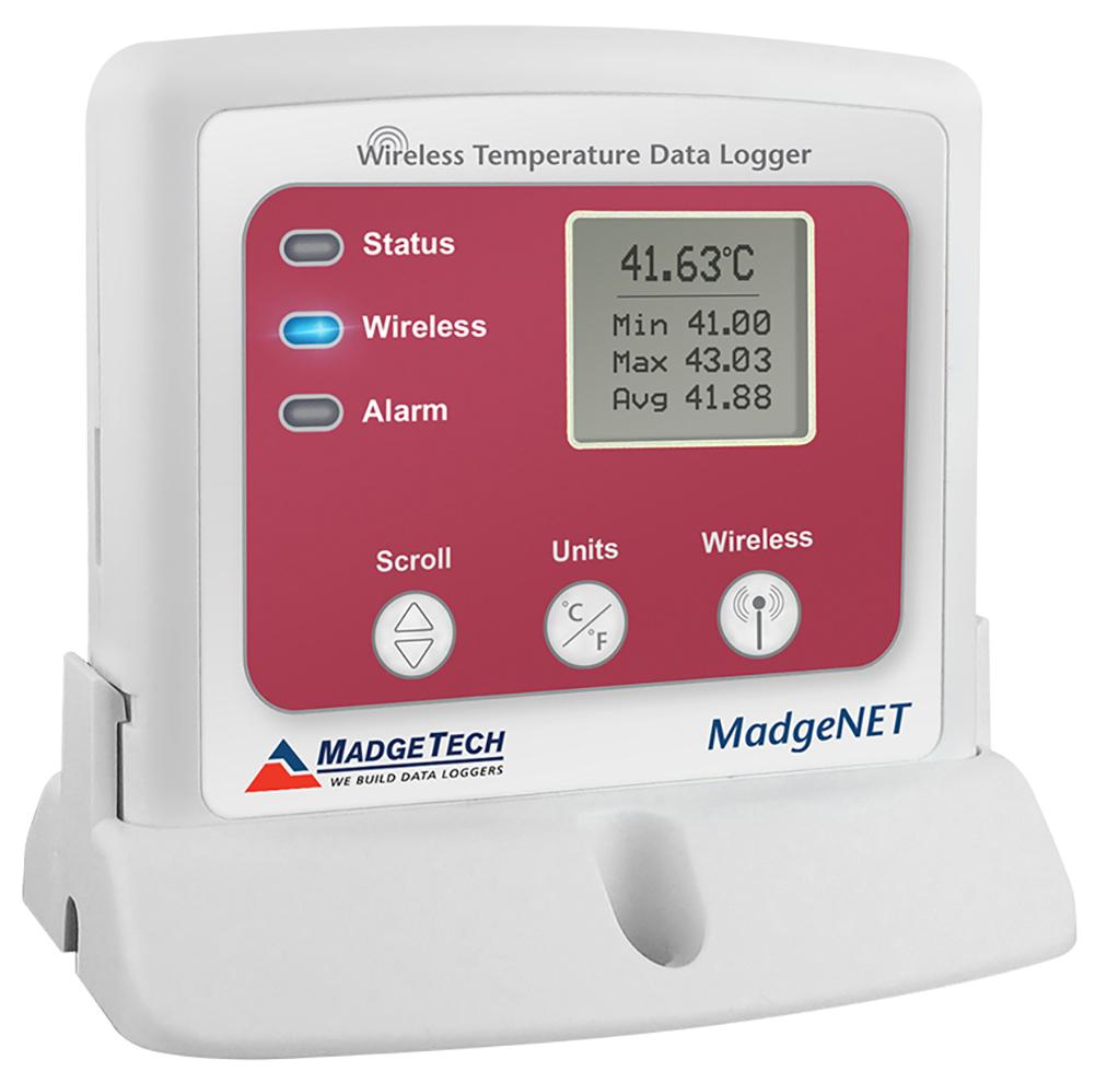 Wireless Temperature Logger - -20-80°C, ±0.5°C, 5-Year Battery | MadgeTech RFTemp2000A