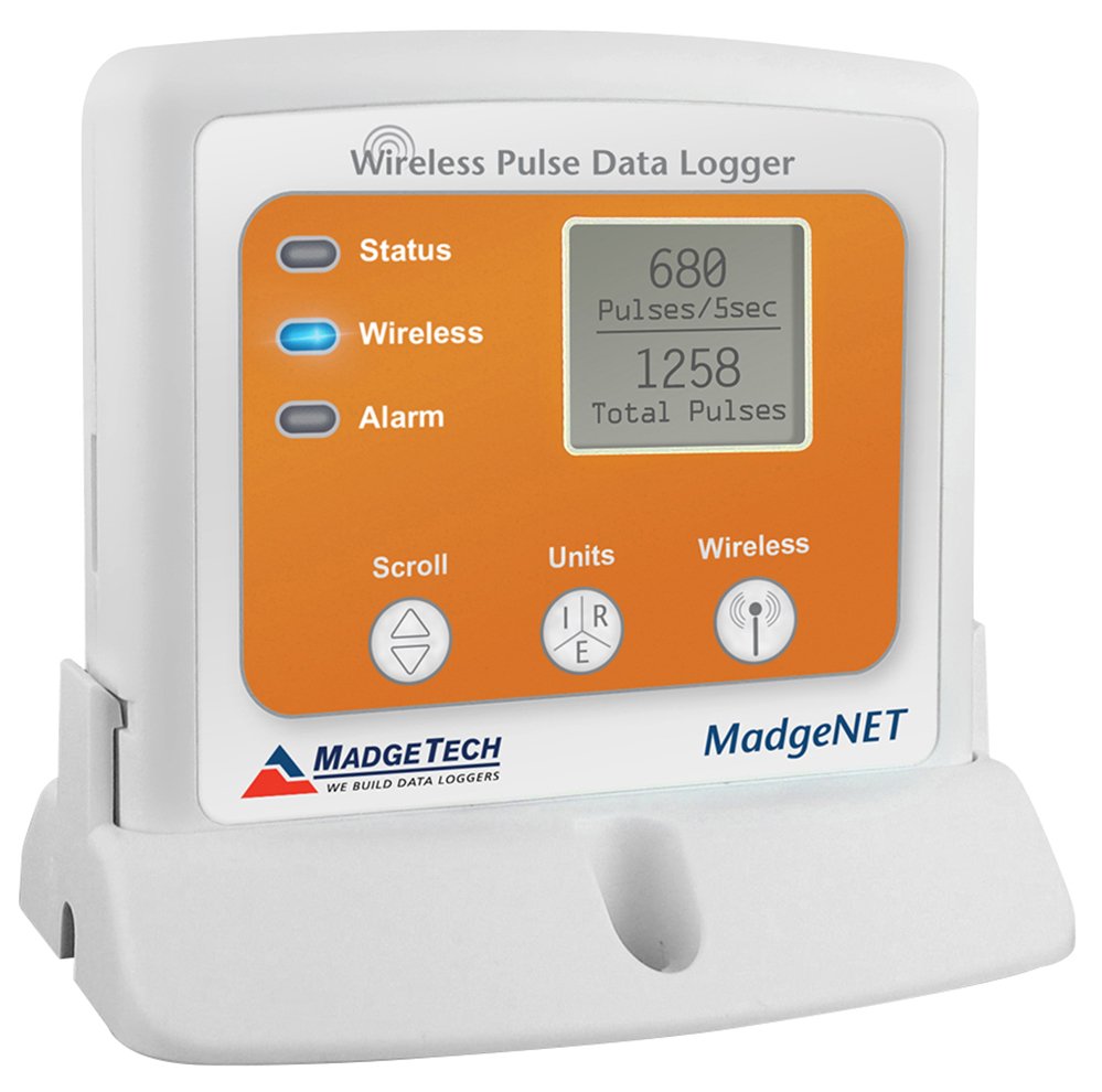 Wireless Pulse Logger - 16k Readings, 100Hz | MadgeTech RFPulse2000A