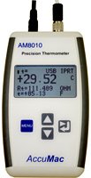 Handheld Precision Thermometer - PRT | AccuMac AM8010
