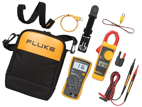 HVAC Combo Kit - Multimeter & Clamp Meter | Fluke 116/323 KIT