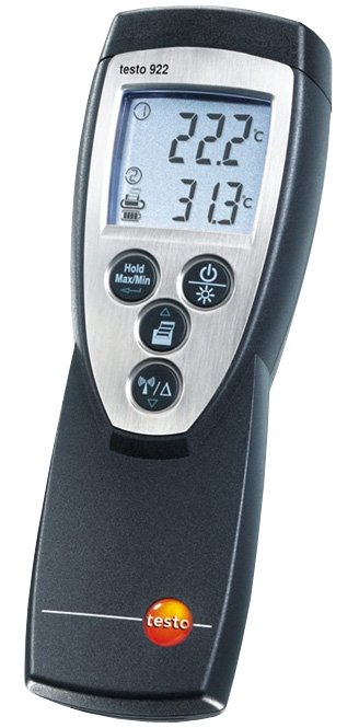 Dual Type K Thermometer - Differential, Wireless Ready | Testo 922