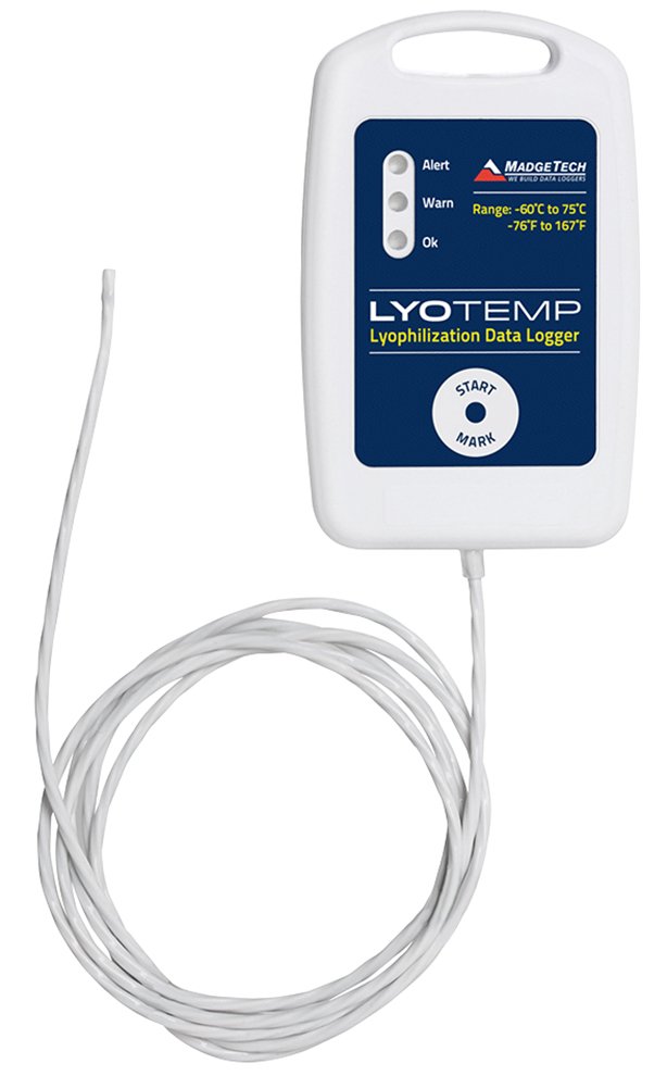 Lyophilization Temperature Logger - 48in Flexible Thermistor | MadgeTech LyoTemp