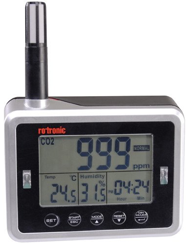 Desktop IAQ Meter - CO2/RH/Temp, 40k Logs | Rotronic CL11