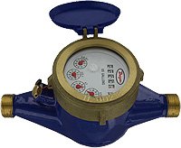 Multi-Jet Water Meter - 1-160GPM, Hermetic Register | Dwyer WM2