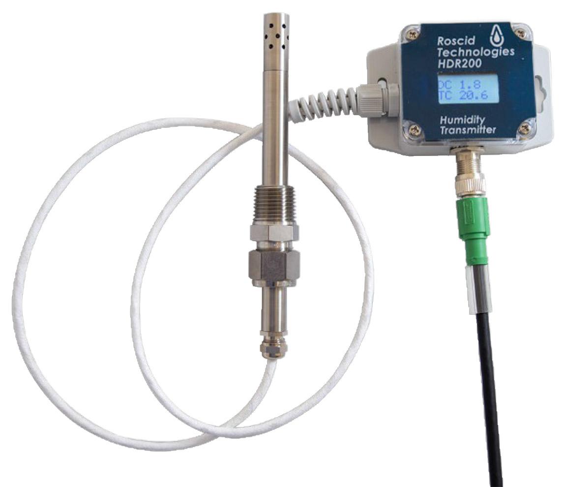 Industrial Humidity Transmitter - -60 to 100°Cdp, 750 psi | Roscid HDR200 Series