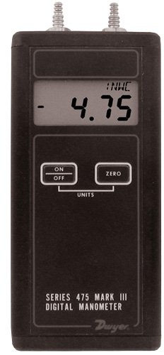 Handheld Digital Manometer - Intrinsically Safe | Dwyer 475 Mark III