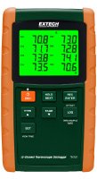 TM500 12-Channel Thermocouple Logger - SD Card, 6 Types | Extech