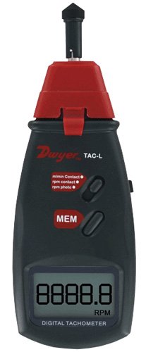 Portable Digital Tachometer - Laser Optical/Contact | Dwyer TAC-L