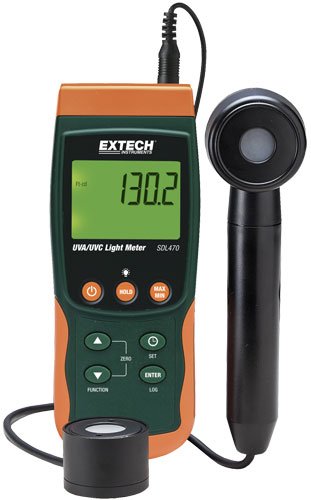 UVA UVC Light Meter - SD Card Data Logger | Extech SDL470