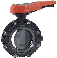 Georg Fischer Type 578 Butterfly Valve - Double Eccentric, 50% Lower Torque, NSF Certified