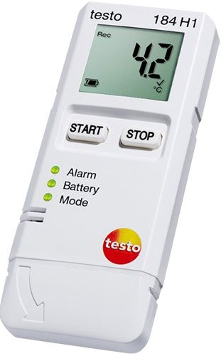 Cold Chain Humidity/Temp Logger - PDF, NFC, USB | Testo 184 H1