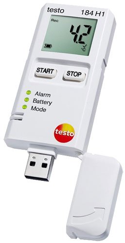 Cold Chain Humidity/Temp Logger - PDF, NFC, USB | Testo 184 H1
