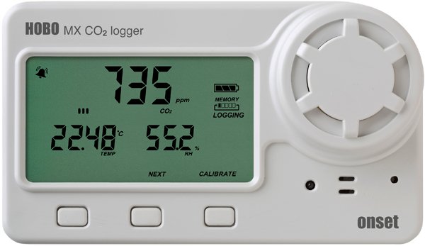Bluetooth CO2/Temp/RH Data Logger - NDIR, HOBOmobile | HOBO MX1102A