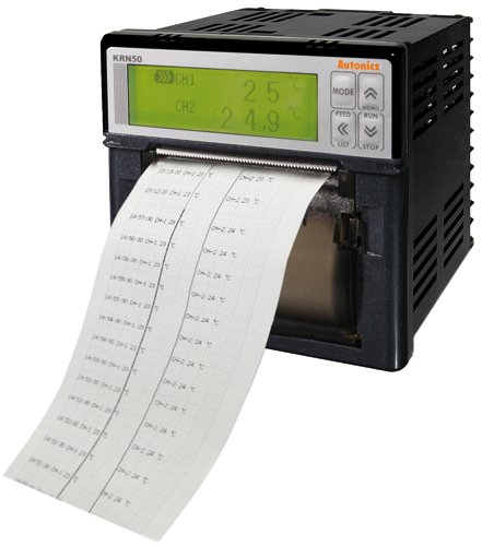 Compact Hybrid Recorder - 50mm Paper with Data Logger | Autonics KRN50