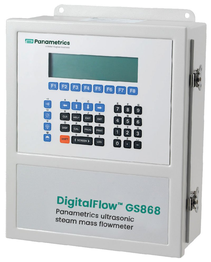 Ultrasonic Steam Flow Meter - 2-48in, 1500:1 | Panametrics DigitalFlow GS868