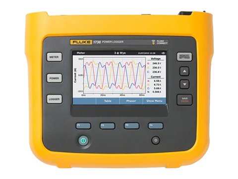 Three-Phase Power Logger - 500+ Parameters | Fluke 1738