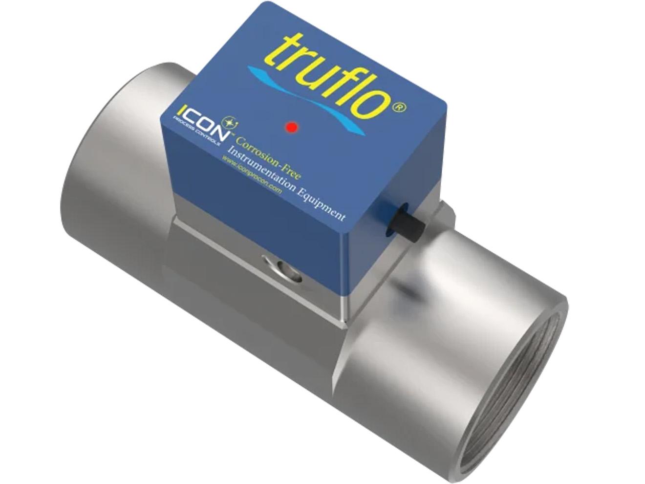 Paddle Wheel Flow Meter - 1/2-4in, 0.5% FS, Selectable Units | ICON TKW Series
