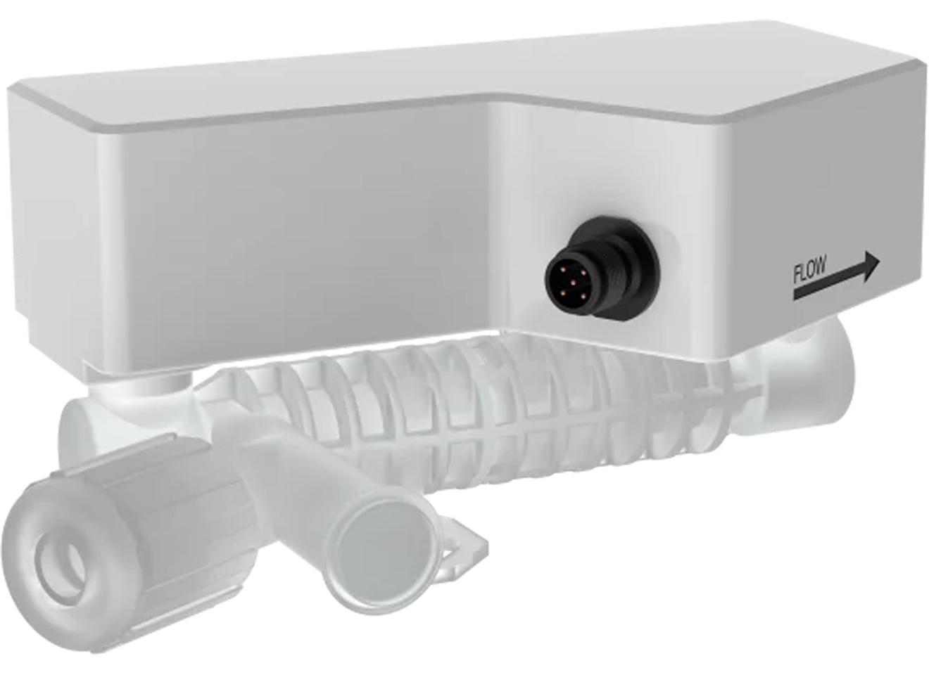 Teflon Ultrasonic Flow Meter - 3/8-1in, Pulsating | ICON UltraFlo 1000