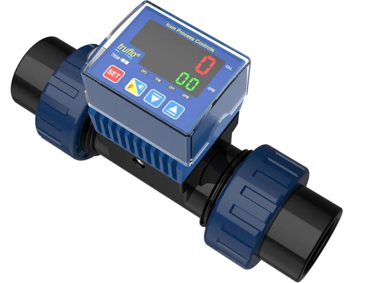 Paddle Wheel Flow Meter - 0.5% FS, No Programming | ICON Truflo TK Series