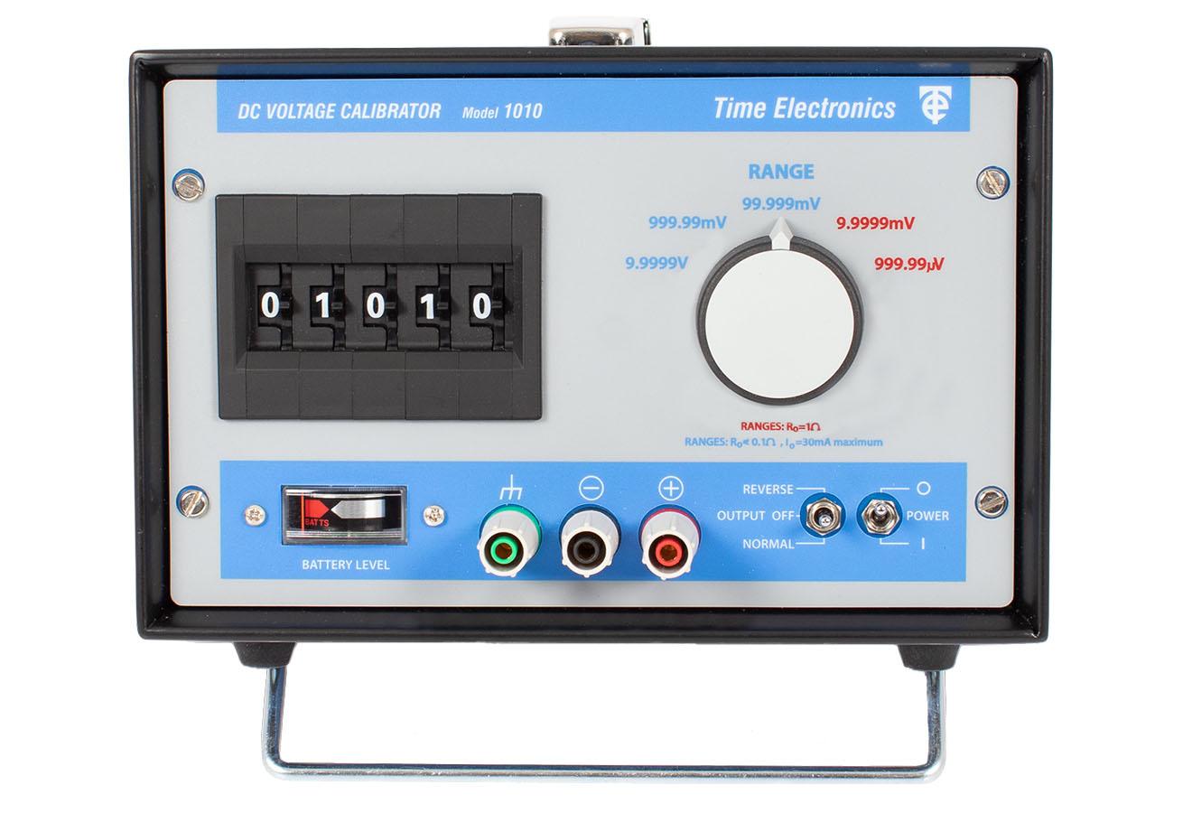 DC Voltage Calibrator - 0.01µV to 10V, 0.02% Accuracy | Time Electronics 1010