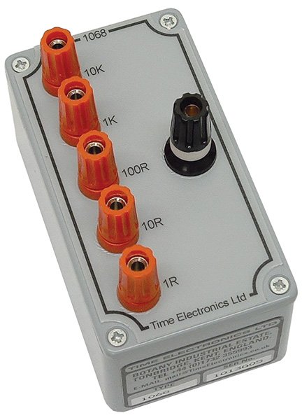 Fixed Resistance Box - 1Ω to 10kΩ, High Accuracy | Time Electronics 1068