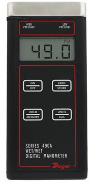 Digital Manometer - Adjustable Damping | Dwyer 490A