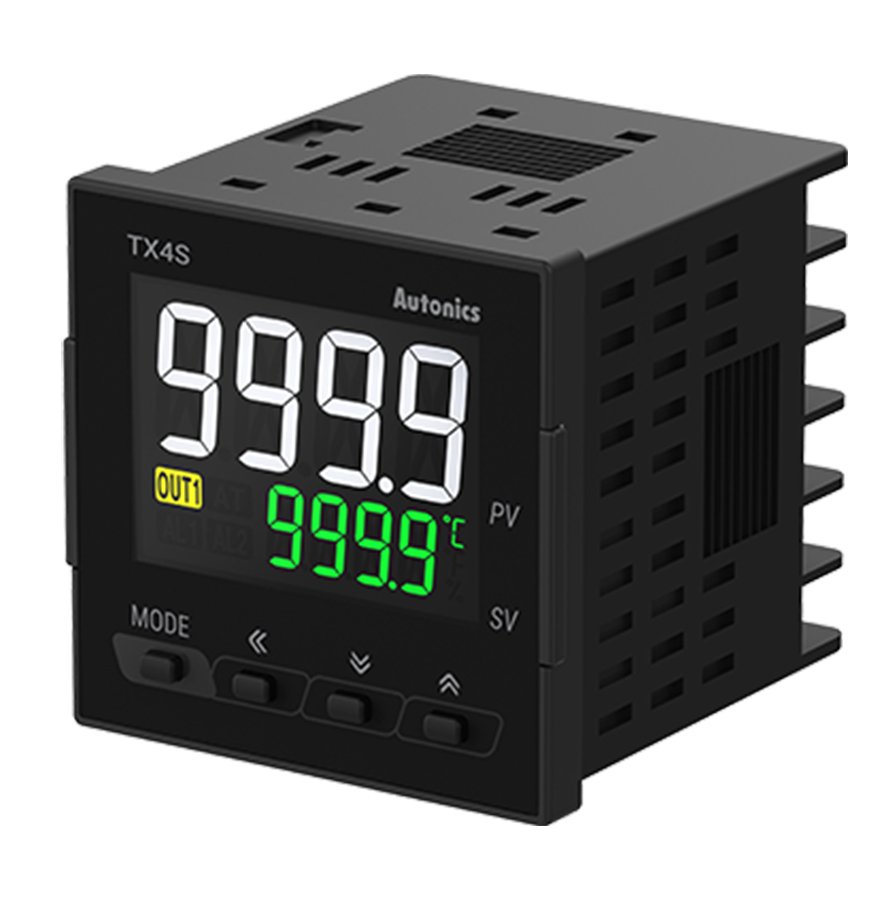 1/16 DIN PID Controller - 50ms Sampling 45mm Depth | Autonics TX4S