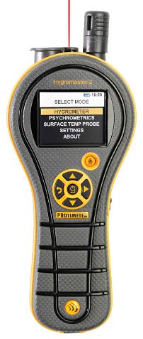 Thermo-Hygrometer with IR Surface Temp - Data Logging | Protimeter HygroMaster 2