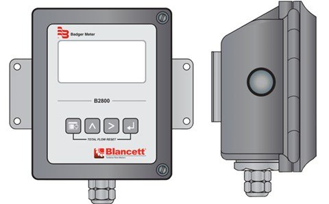 Flow Monitor - Rate/Total, Modbus RTU | Blancett B2900