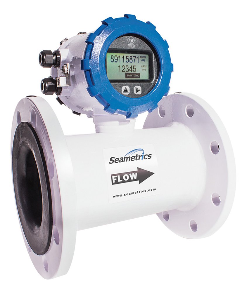 Flanged Electromagnetic Flowmeter - 2-12in, IP68, NSF-61 | Seametrics iMAG4700