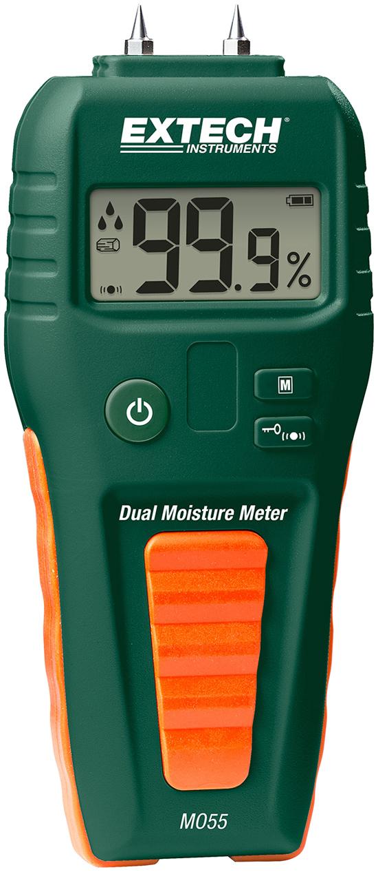 Pin & Pinless Moisture Meter - Wood & Building | Extech MO55
