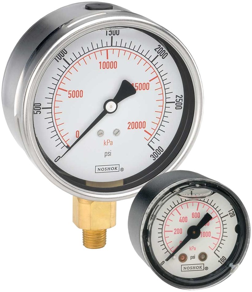 Liquid Filled Pressure Gauge | NOSHOK 900 Series