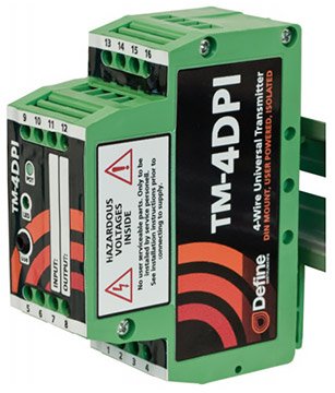 Isolated Transmitter - Universal Input with AC/DC Power | Define Instruments TM-4DPI