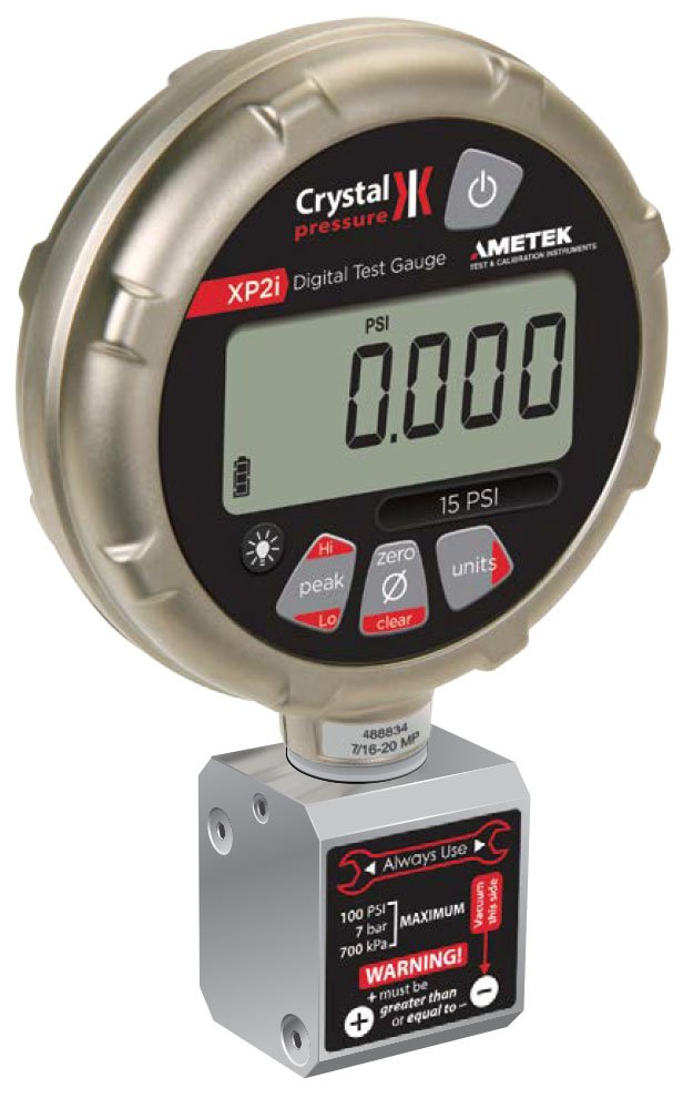 Differential Pressure Gauge - 0.1% Reading | Crystal XP2i-DP