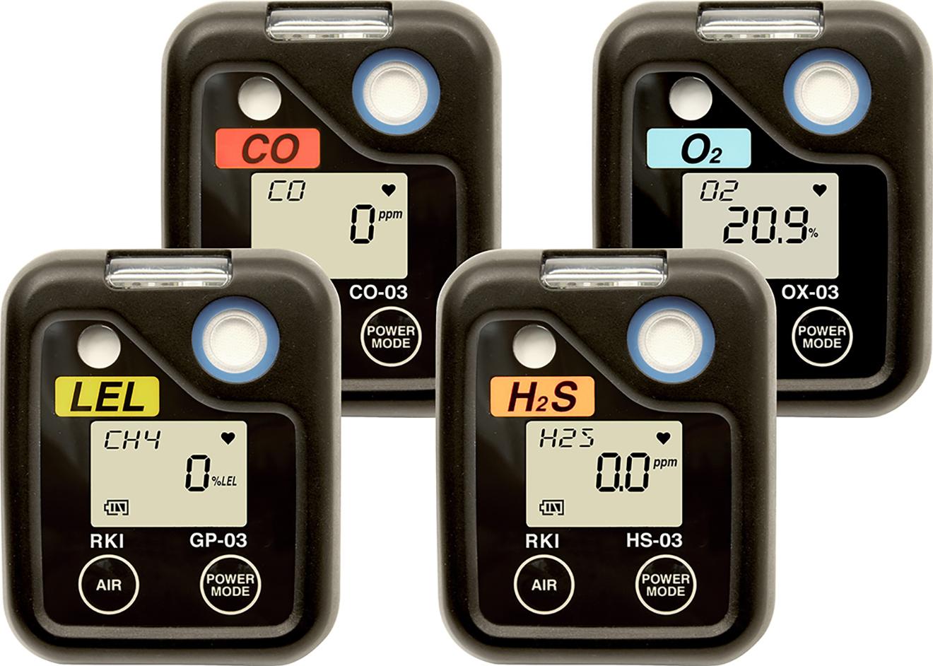 Single Gas Monitor - Pocket Size | RKI 03 Series