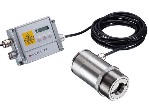 IR Sensor for Glass - 5µm, 45:1-70:1, Dual Laser | Optris CTlaser G5