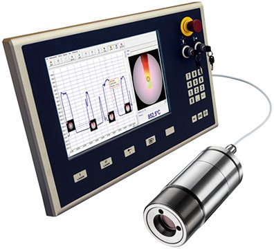 Video/Laser IR Sensor - Metals/Ceramics, 1.6µm | Optris CSvideo 2M
