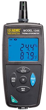 Thermo-Hygrometer Data Logger - Bluetooth USB | AEMC CA1246