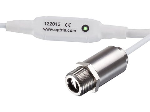 Miniature IR Sensor - Metals, 122-1112°F, Cable Electronics | Optris CSmicro 3M