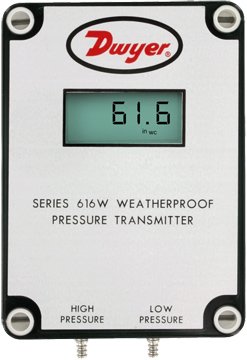 Differential Pressure Transmitter - NEMA 4X for Outdoor HVAC | Dwyer 616W