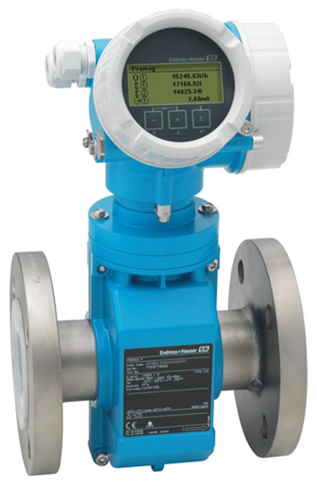 Electromagnetic Flow Meter - Chemical, Loop-Powered, 1/2-8in | E+H Proline Promag P 200