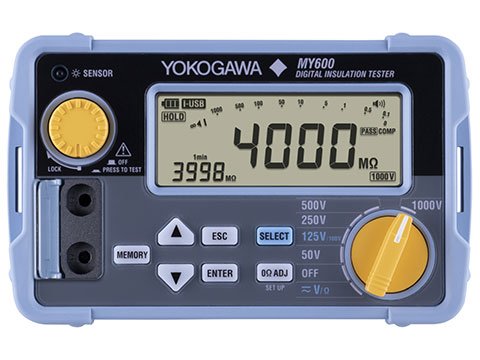 Digital Insulation Tester - Comparator & USB | Yokogawa MY600