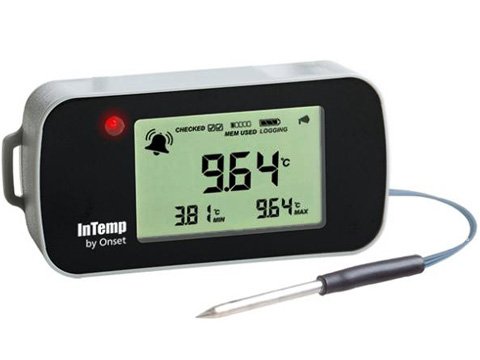 Bluetooth Temperature Logger - GDP Compliant, External Probe | InTemp CX402-T